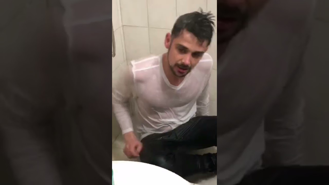 shower in clothes