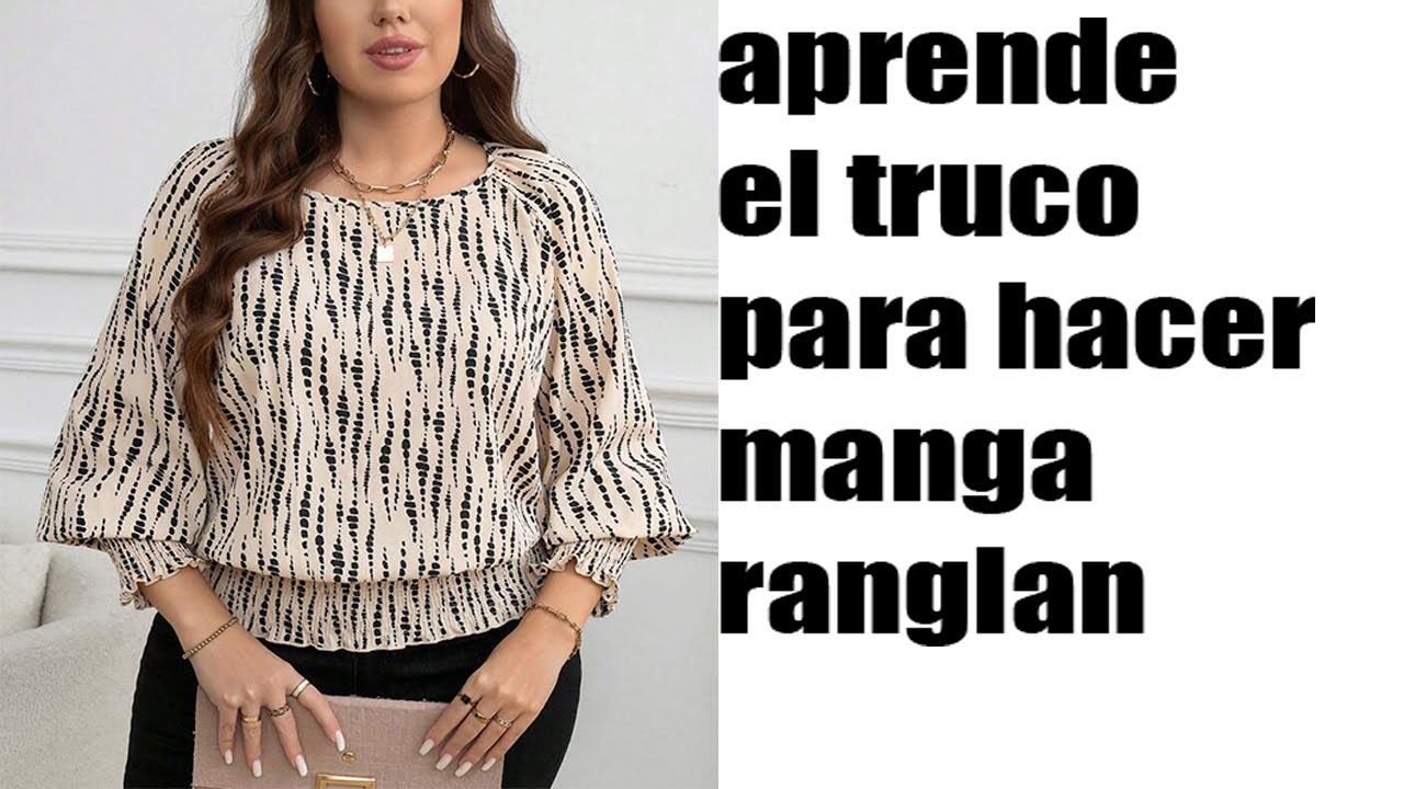 para hacer manga ranglan no hay secretos, lo que pasa es que te ense&ntilde;aro'n te'cnica incorecta