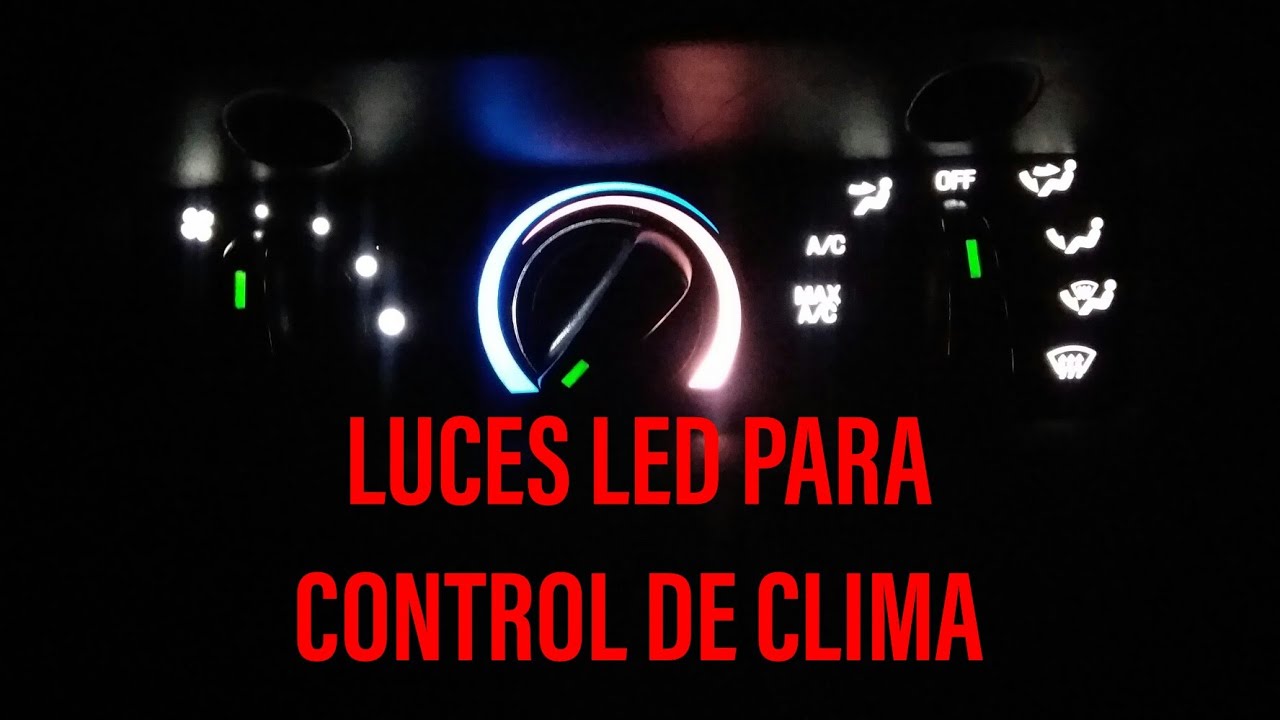 Como cambiar las luces del control de clima en una ford ranger