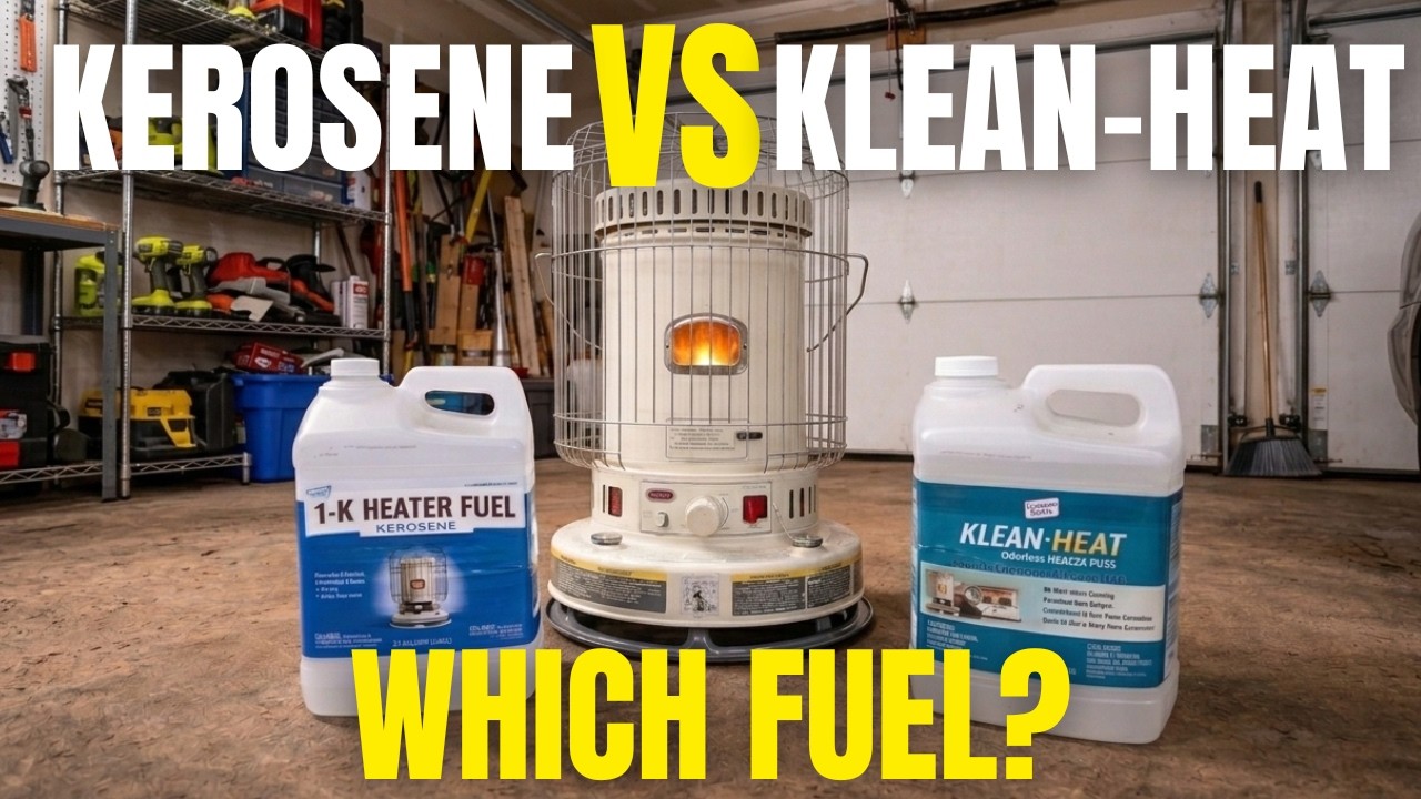 Kerosene vs Klean-Heat: Which Fuel Is BEST for a Kerosene Heater? (Dyna-Glo WK95C8)