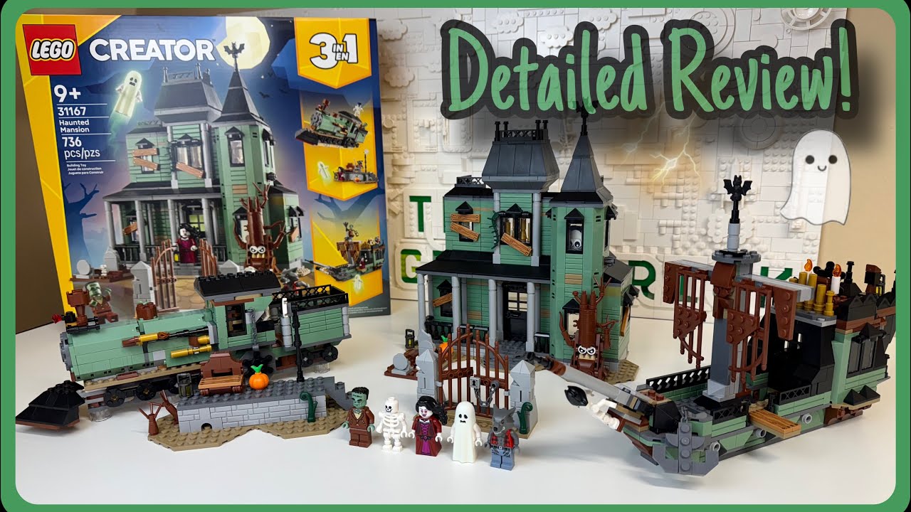 LEGO Haunted Mansion (31167) - All 3 Builds