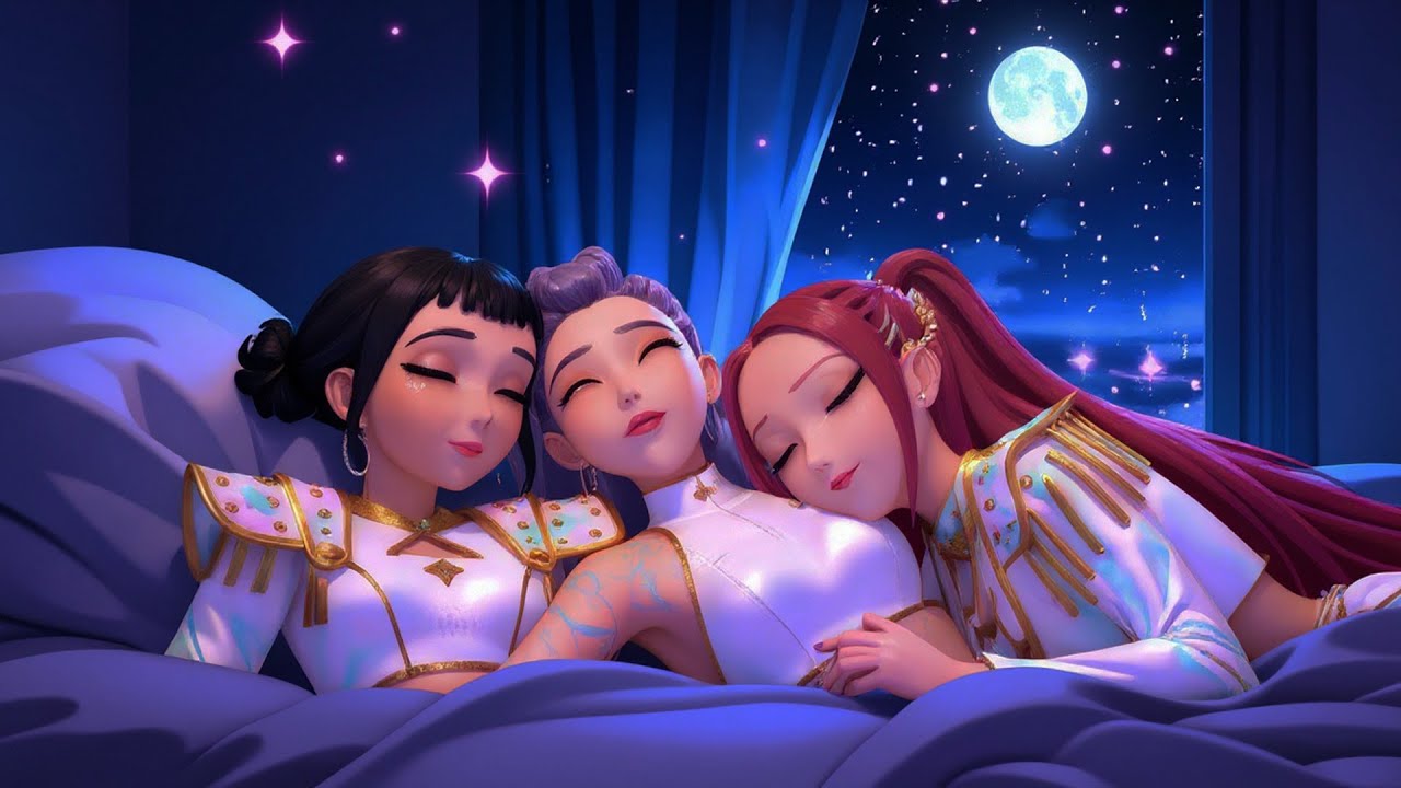Расслабляющая музыка от Huntrix + Rain Sounds снимает стресс, тревогу и депрессию | Kpop Demon Hu...