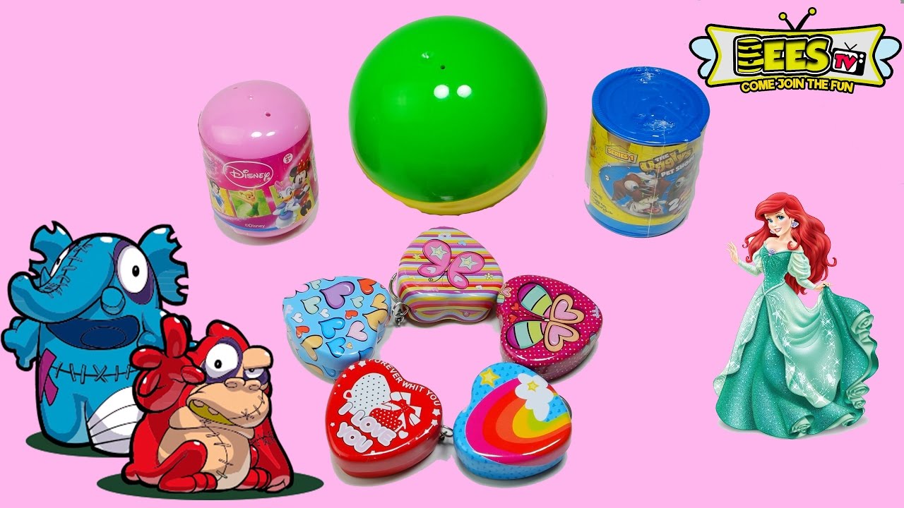 Learn and Play with Surprise Eggs One Word Everyday Disney Princess Ariel The Ugglys 4K Full HD