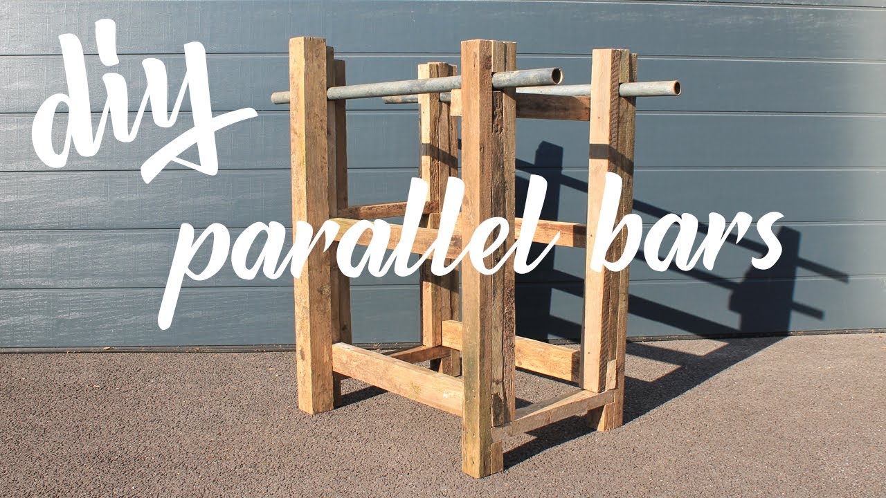 DIY Home Gym // How to Make Parallel Dip Bars