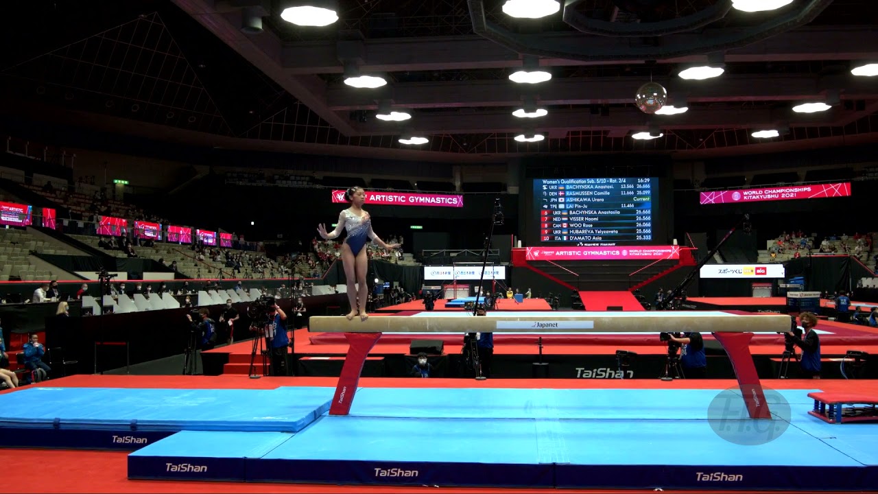 ASHIKAWA Urara (JPN) - 2021 Artistic Worlds, Kitakyushu (JPN) - Qualifications Balance Beam