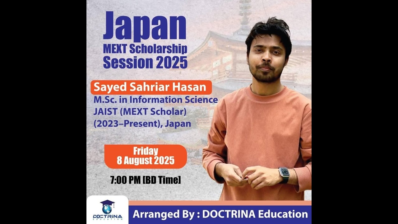Complete Guide & Live Q&A on MEXT Scholarship (Japan) | Real Experience from a MEXT Scholar
