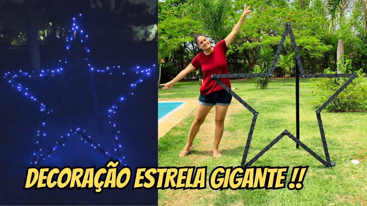 ESTRELA GIGANTE de SHOPPING DIY | Decoração FANTÁSTICA para o Natal!