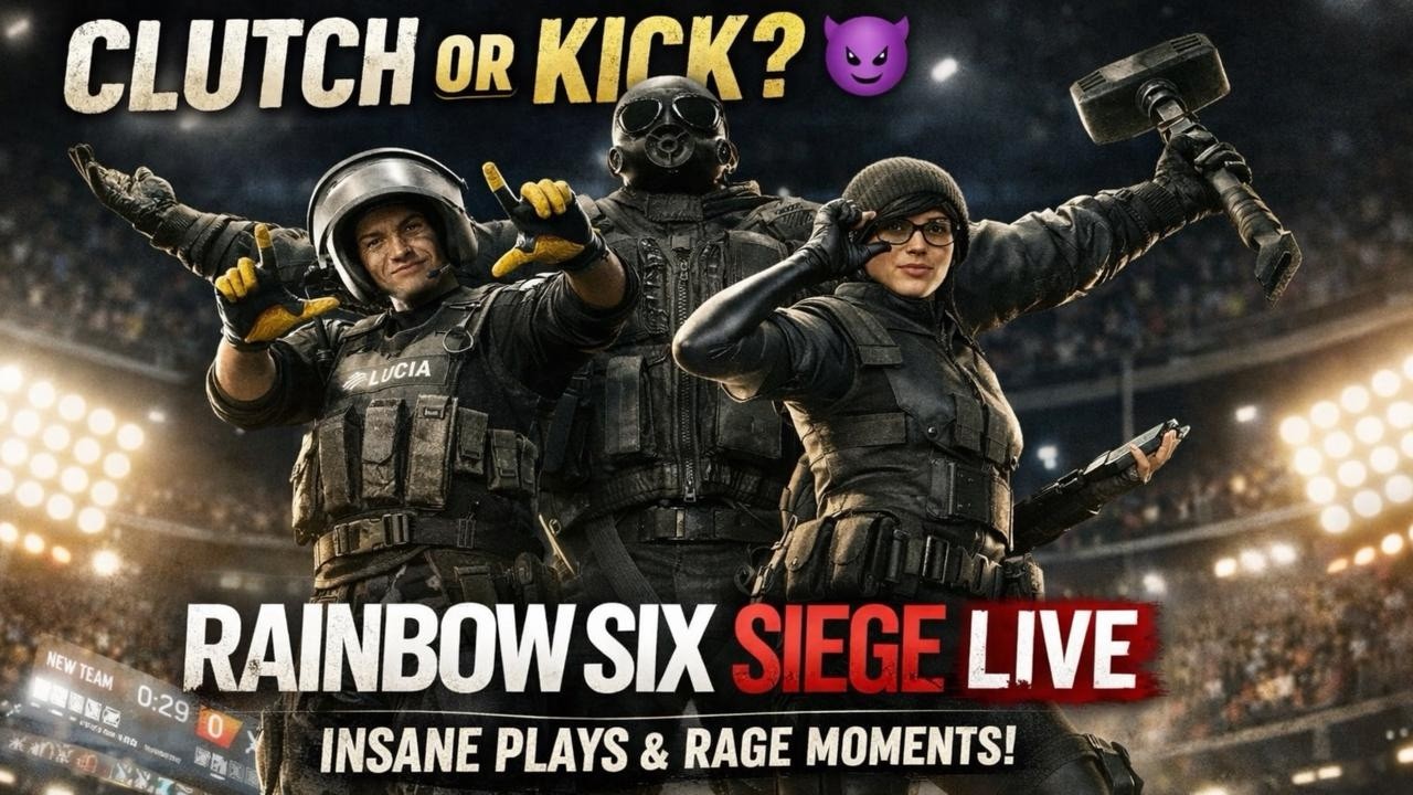 🔴CLUTCH GOD? 🧠🔥 | Rainbow Six Siege Live