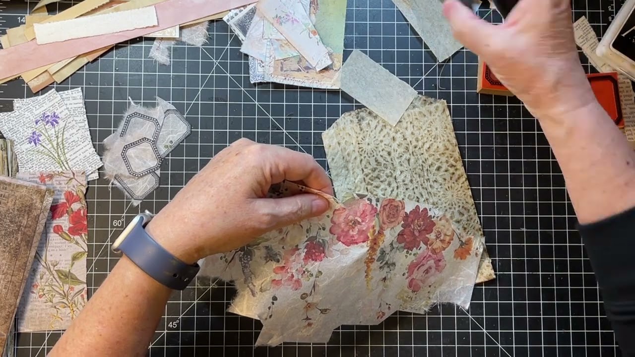 Scrappy Saturday! - Ephemera from my Retreat Scraps!