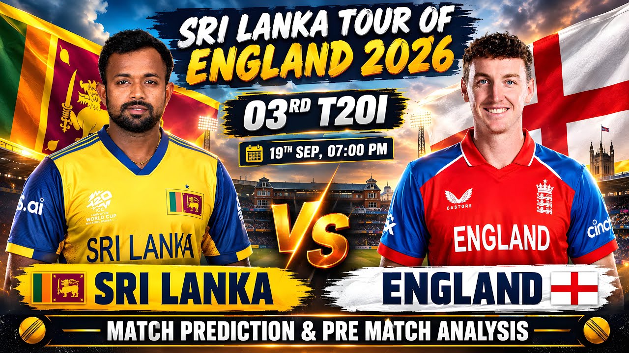England vs Sri Lanka 3rd T20I Match Prediction | ENG vs SL 3rd T20I Prediction | #T20I2026