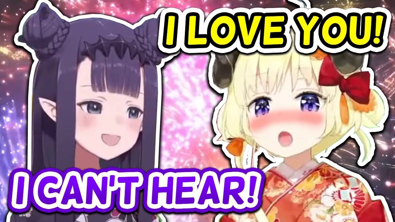 Watame & Ina Do The Infamous Anime Fireworks Confession Scene...