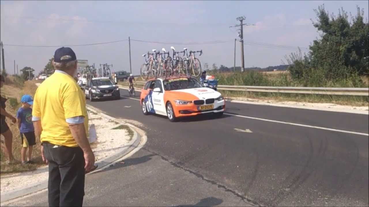 Gendarmerie x5 + Escorte + voiture équipe // Course de vélo // Les Nouillers (17)
