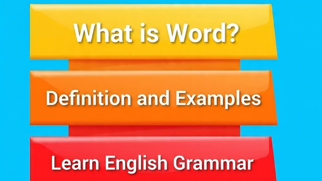 Definition of word .  with examples