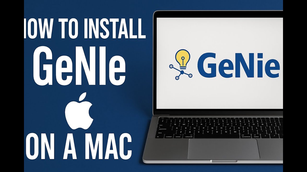 How to install GeNIE on a Mac