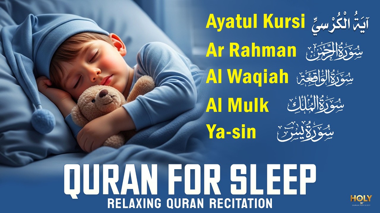 Quran For Relaxation Calming Recitation To Relax Body And Soul,Ayatul Kursi Yasin Rahman Waqiah Mulk