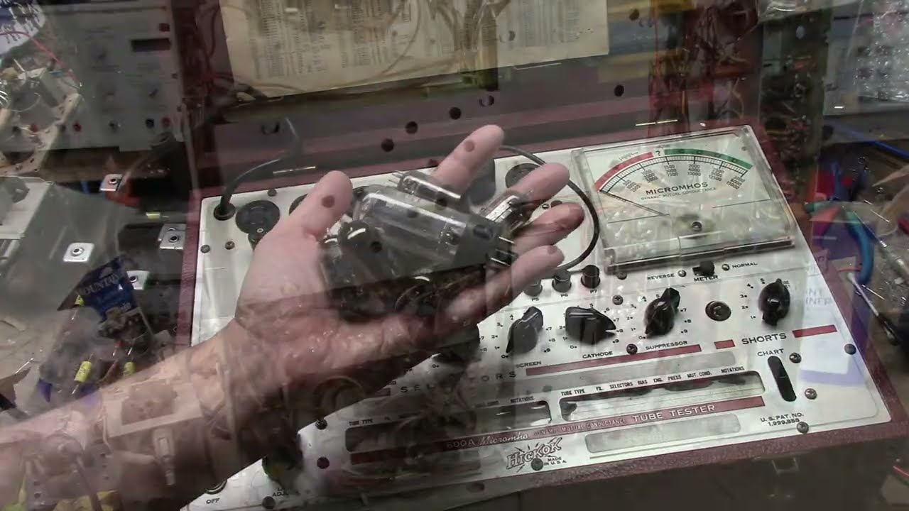 1956 RCA color TV (CTC5 Westcott) part 5 - Tube testing and convergence