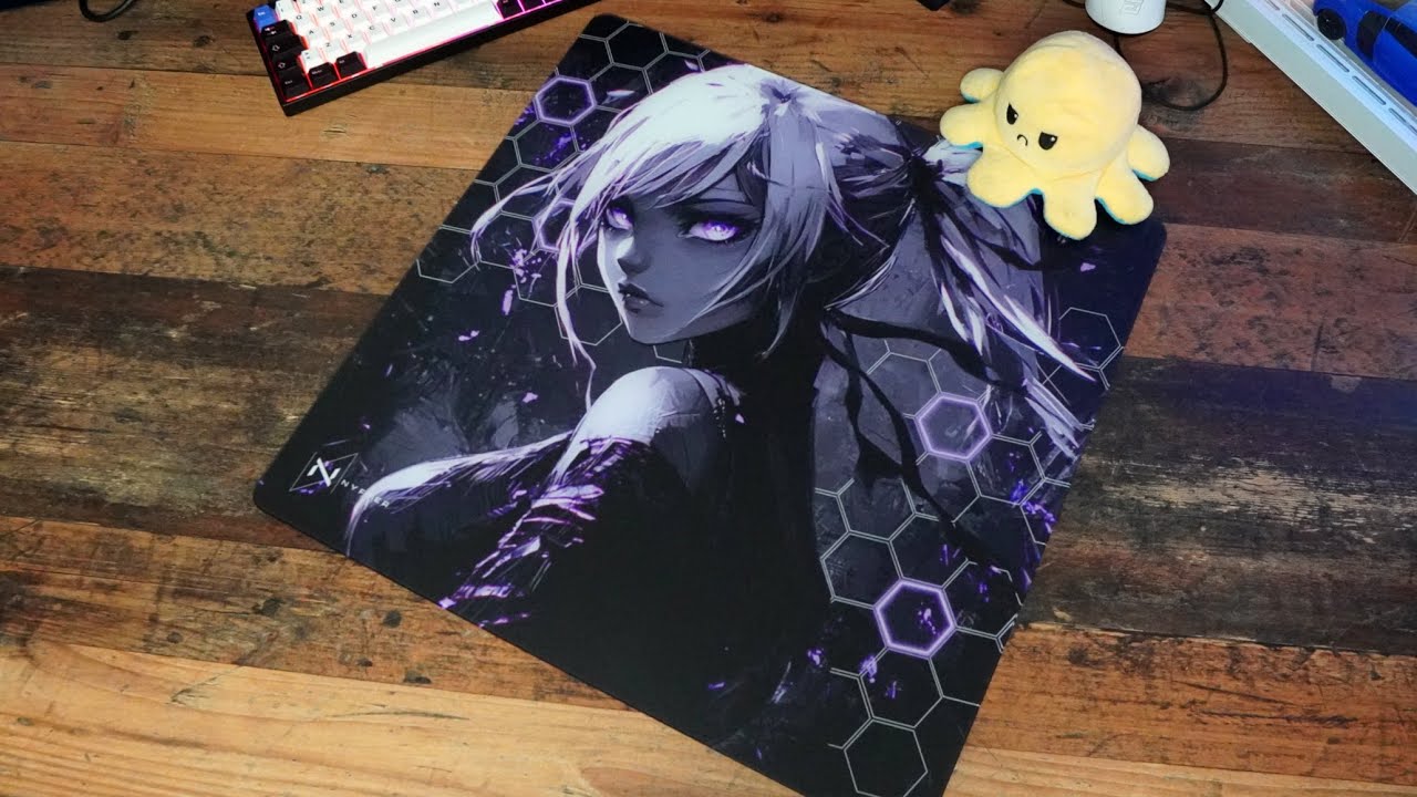 Gaming mit einem Glas-Mauspad: Game changer oder völliger Blödsinn? | Nyfter Nyra Glas Mousepad