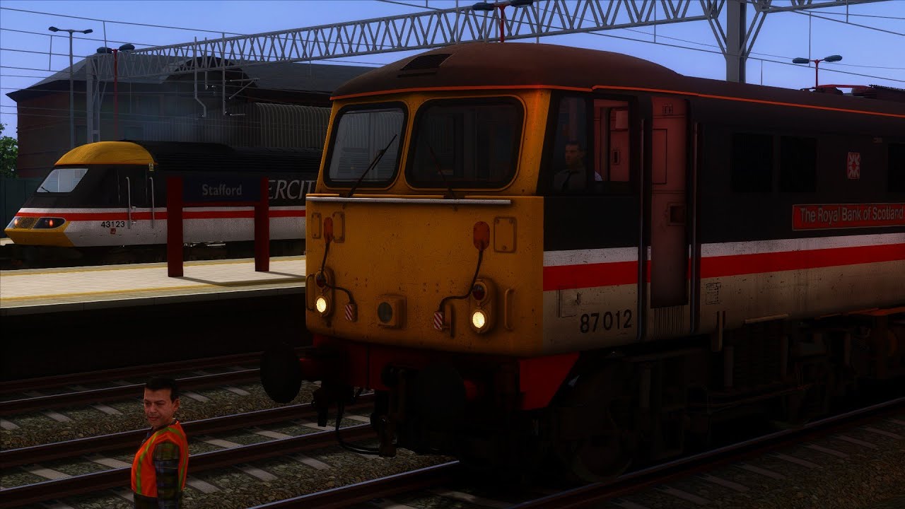 The king of the West Coast! Class 87 ( Stafford - Rugby )