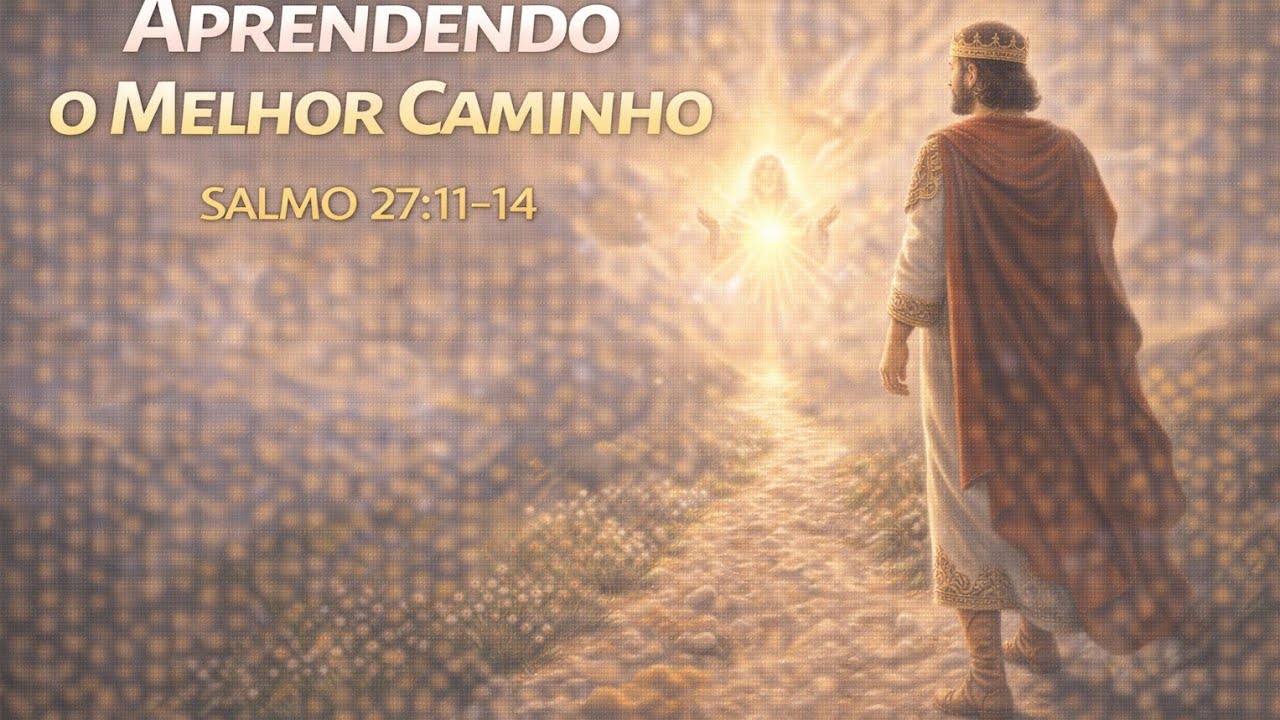 CANAL MEDITAÇÕES BÍBLICAS - APRENDENDO O MELHOR CAMINHO - SALMO 27:11-14.