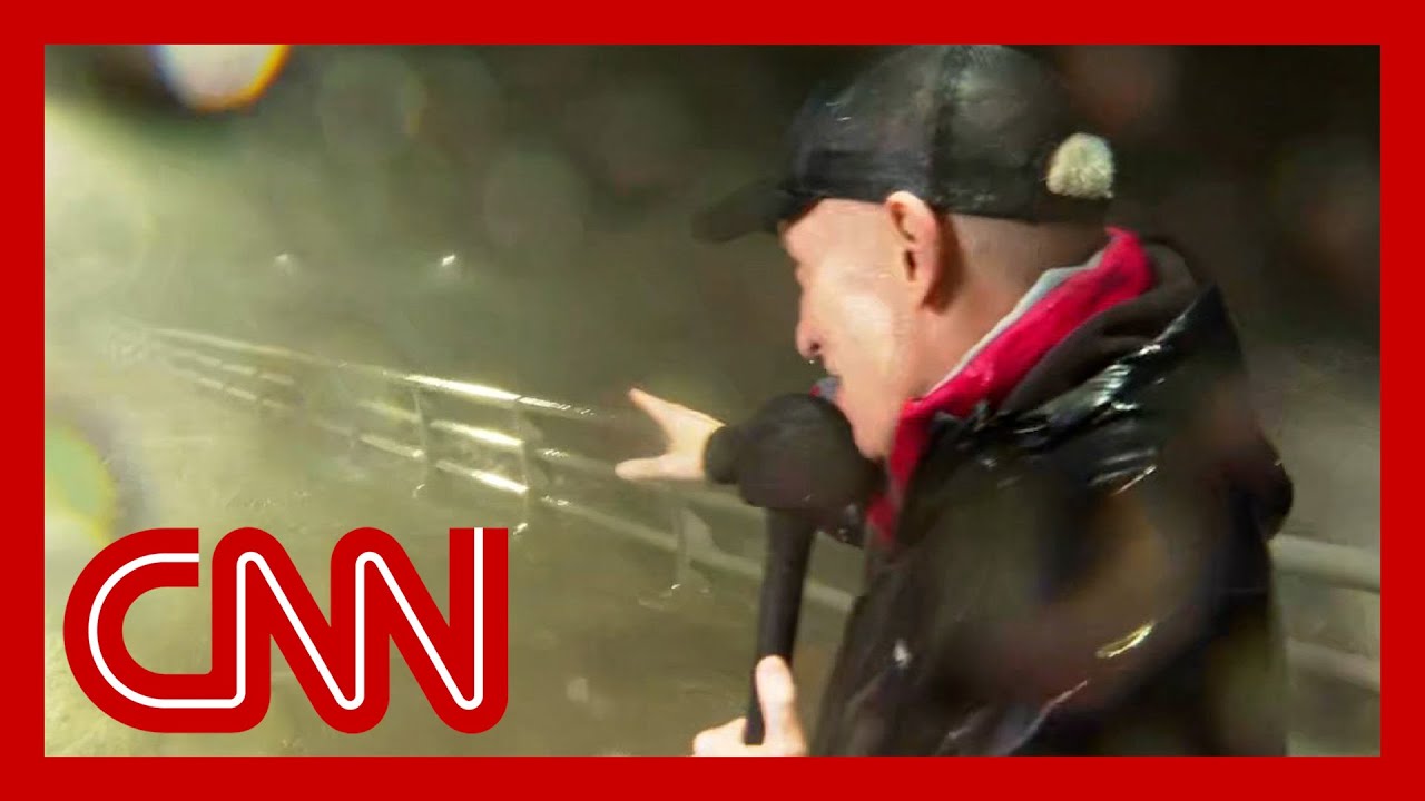 Anderson Cooper shows what Milton’s storm surge looks like