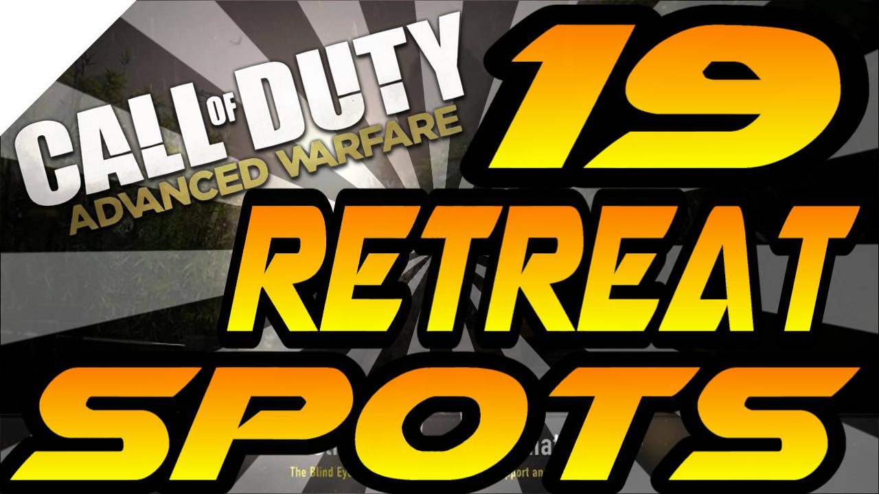 19 Retreat Spots & Glitches! - Advanced Warfare (Jumps, Hiding & Infected Spots After Patch)