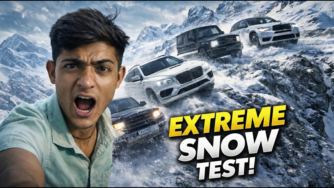 Luxury SUVs vs Extreme Snow Hill Climb Challenge