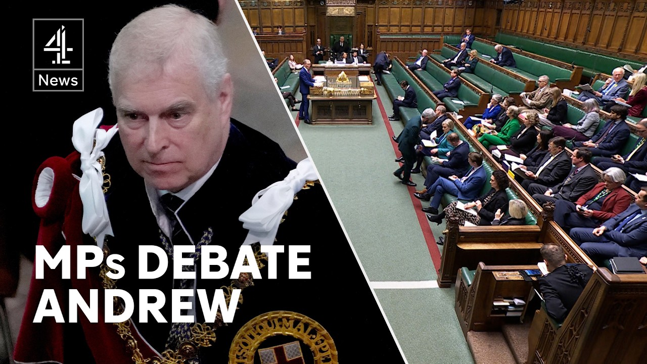 Epstein files: UK politicians debate Andrew allegations