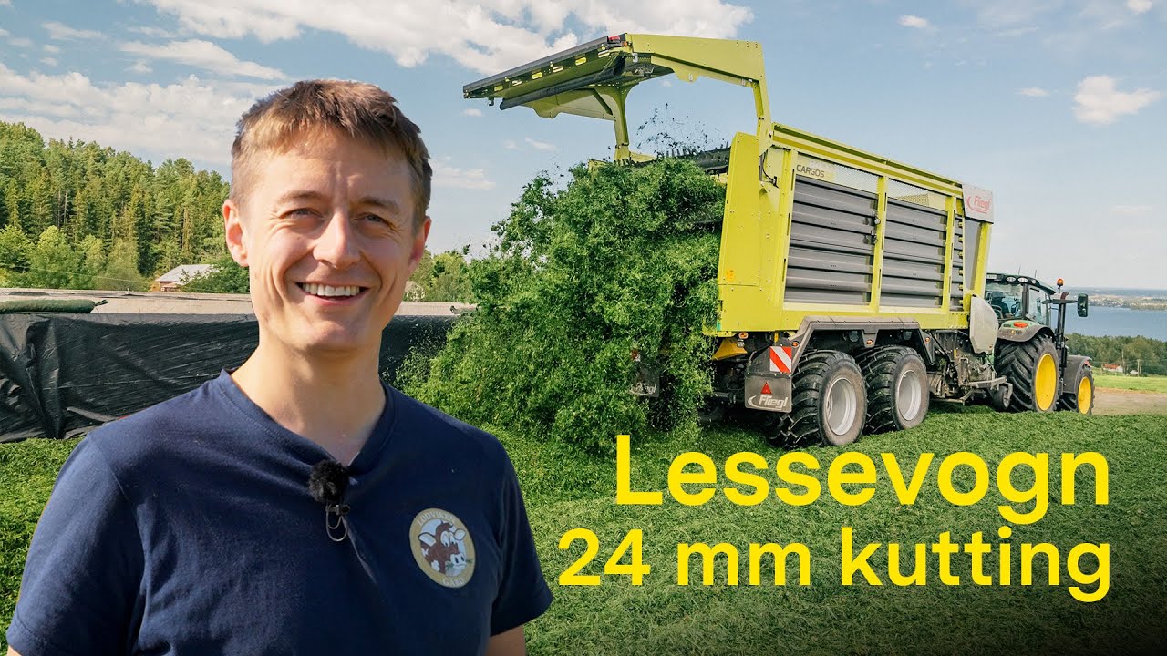 Lessevogn i plansilo | Fliegl Cargos 8400 | Helgøya