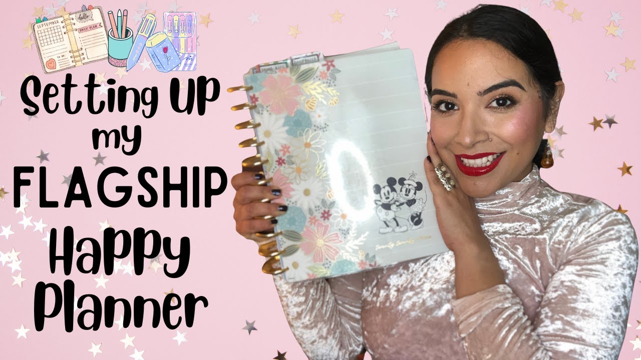 Setting up My Flagship Planner | BIG Happy Planner 💖