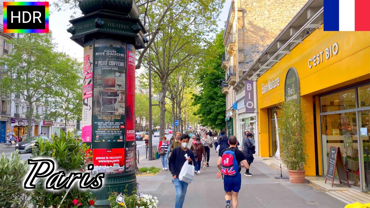 🇫🇷【HDR 4K】Paris Spring Walk - 14th arrondissement (May, 2021)