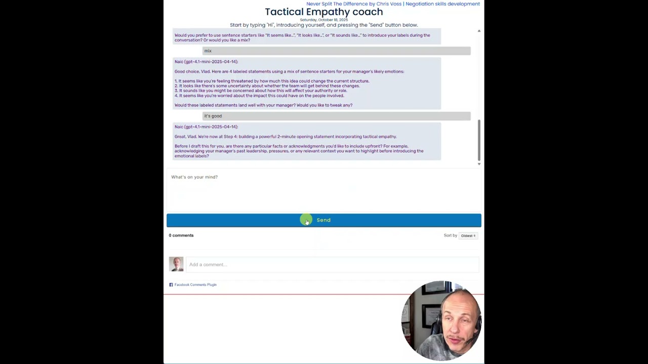 Tactical Empathy coach intro