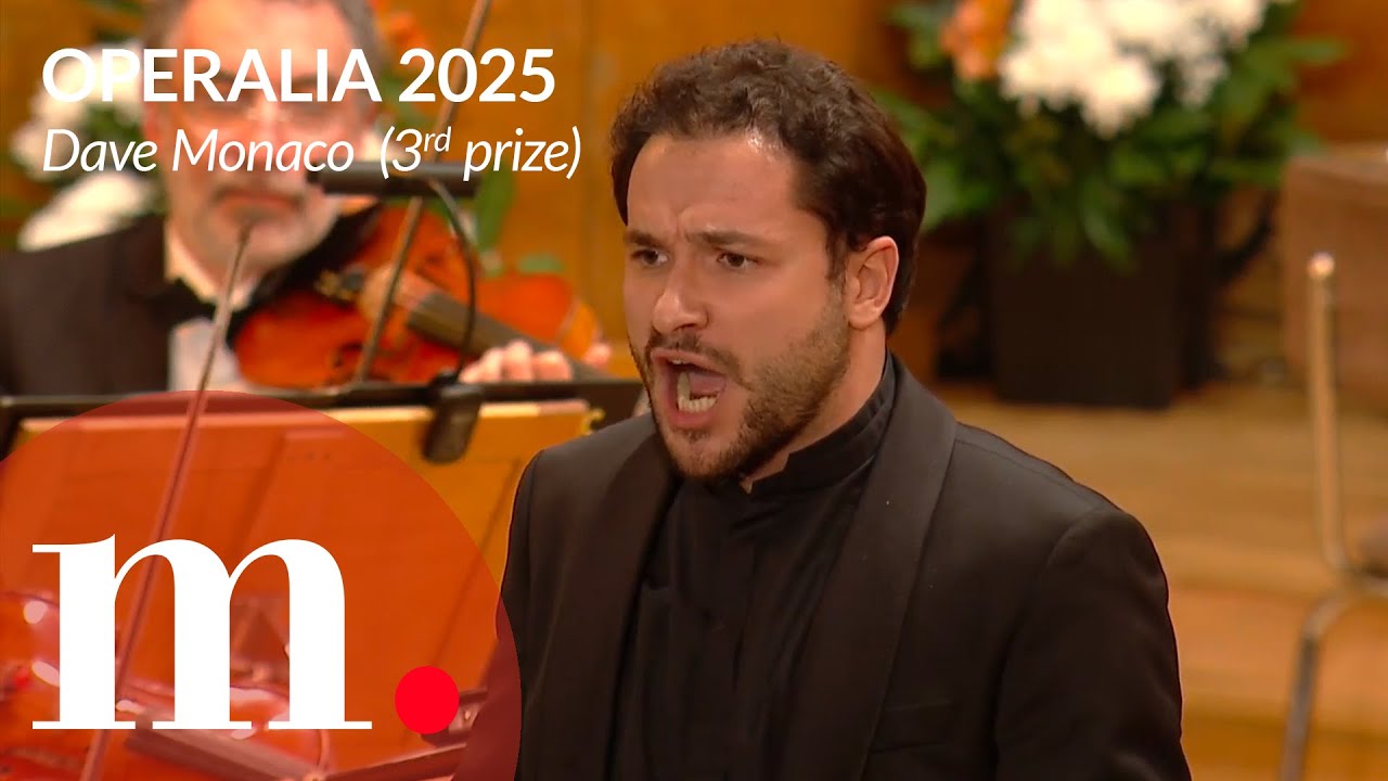 Dave Monaco (3rd prize) at Operalia, the World Opera Competition 2025