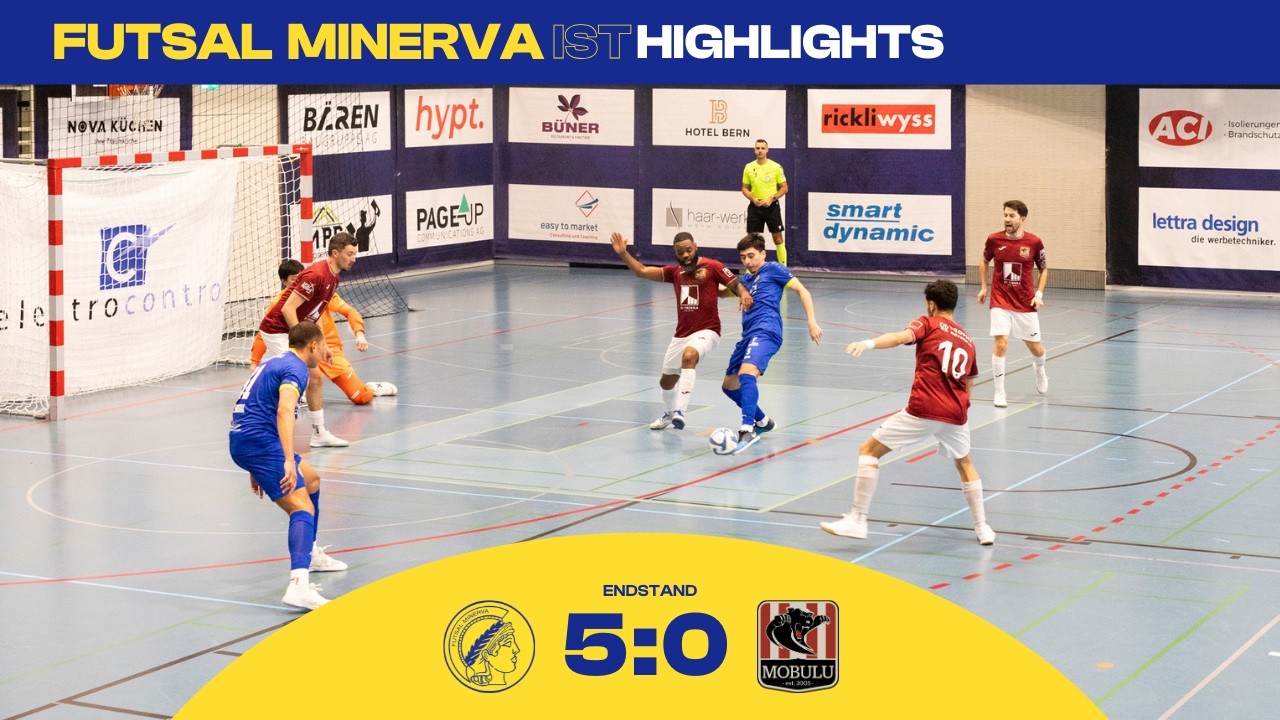 Highlights Futsal Minerva vs. Mobulu Futsal Uni Bern (5:0) - 15.02.2026
