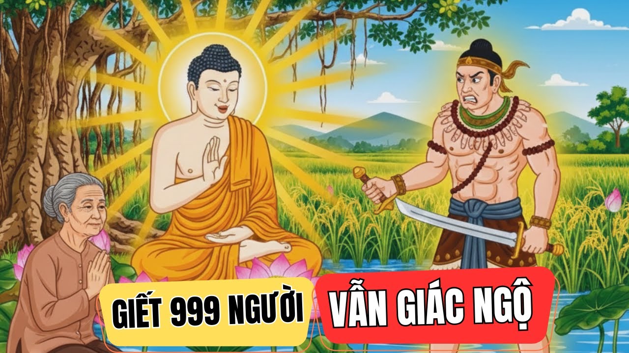 Kẻ Giết 999 Người, Định Giết Cả Mẹ Ruột: Chỉ Một Câu Của Phật Khiến Hắn Giác Ngộ Vẫn Đắc Niết Bàn