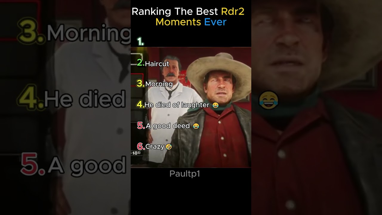 Ranking The Best Rdr2  Moments Ever #rdr2