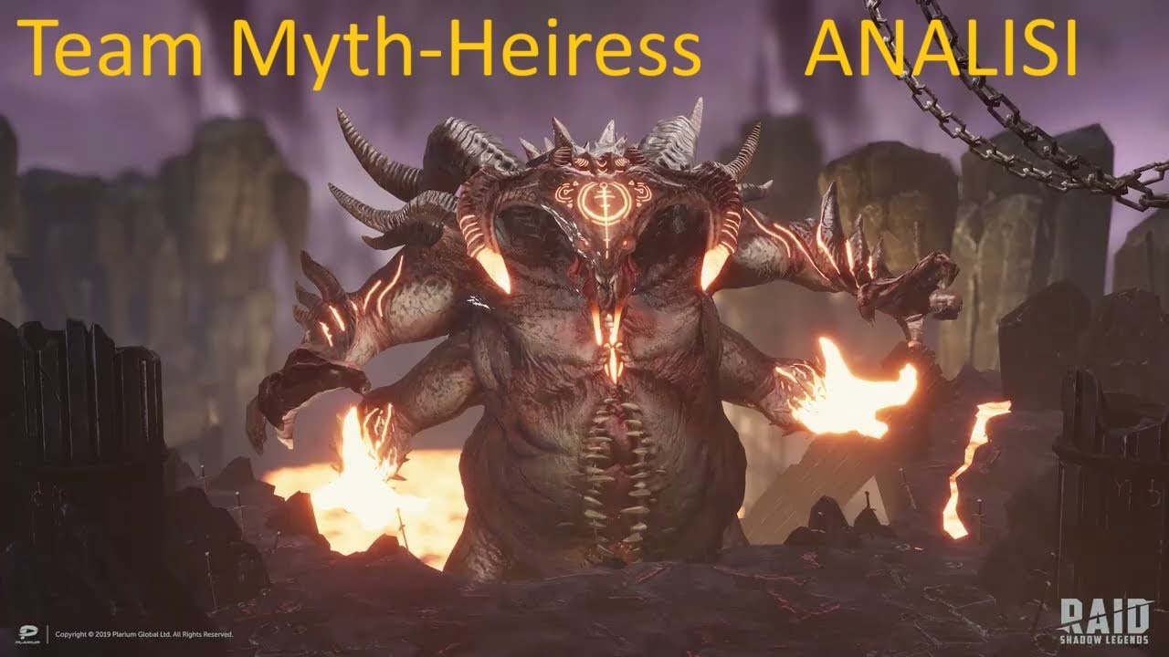 RAID SHADOW LEGENDS - TEAM INAMMAZZABILE MYTH-HEIRESS Parte 1/3