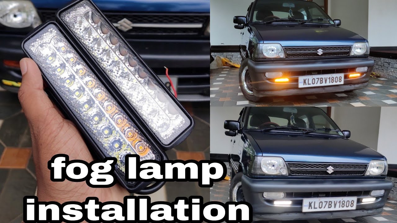 Fog lamp in maruti 800 😎 #malayalam #mychannel #maruti800