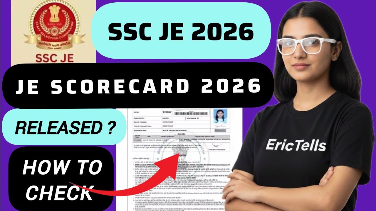 ssc je result 2026 | ssc junior engineer score card 2026