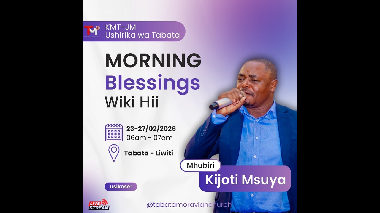 MORNING BLESSINGS.
