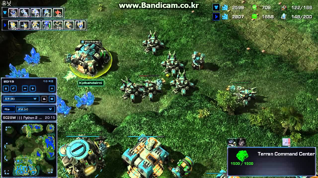 SC2BW - Terran vs Protoss in (4)Python