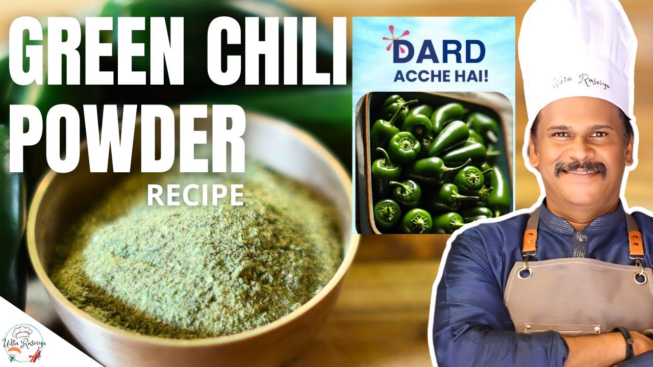 The SECRET to Elevating Your Dishes with Homemade GREEN Chili Powder! 🌿🌶️