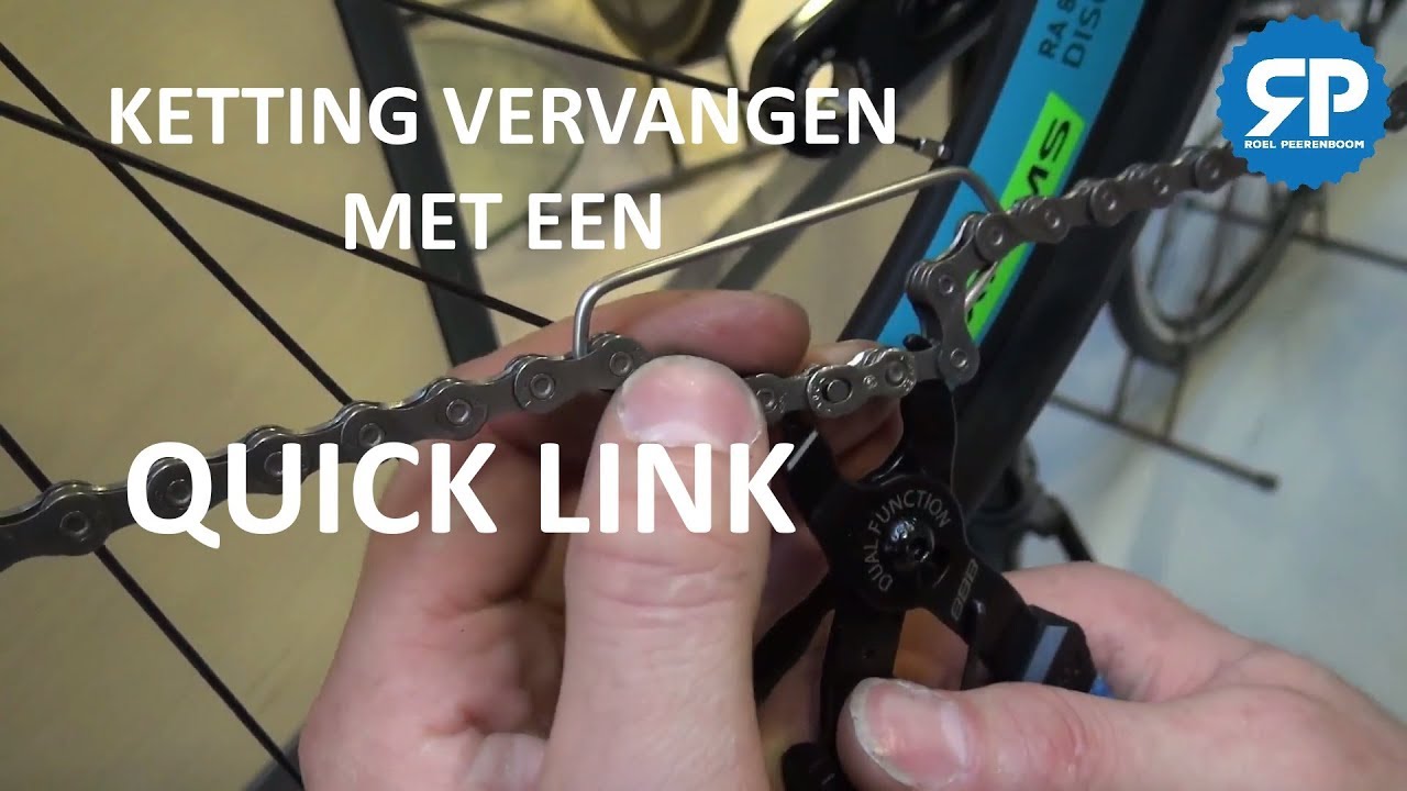 Zo vervang of repareer je een ketting met een quick (missing) link