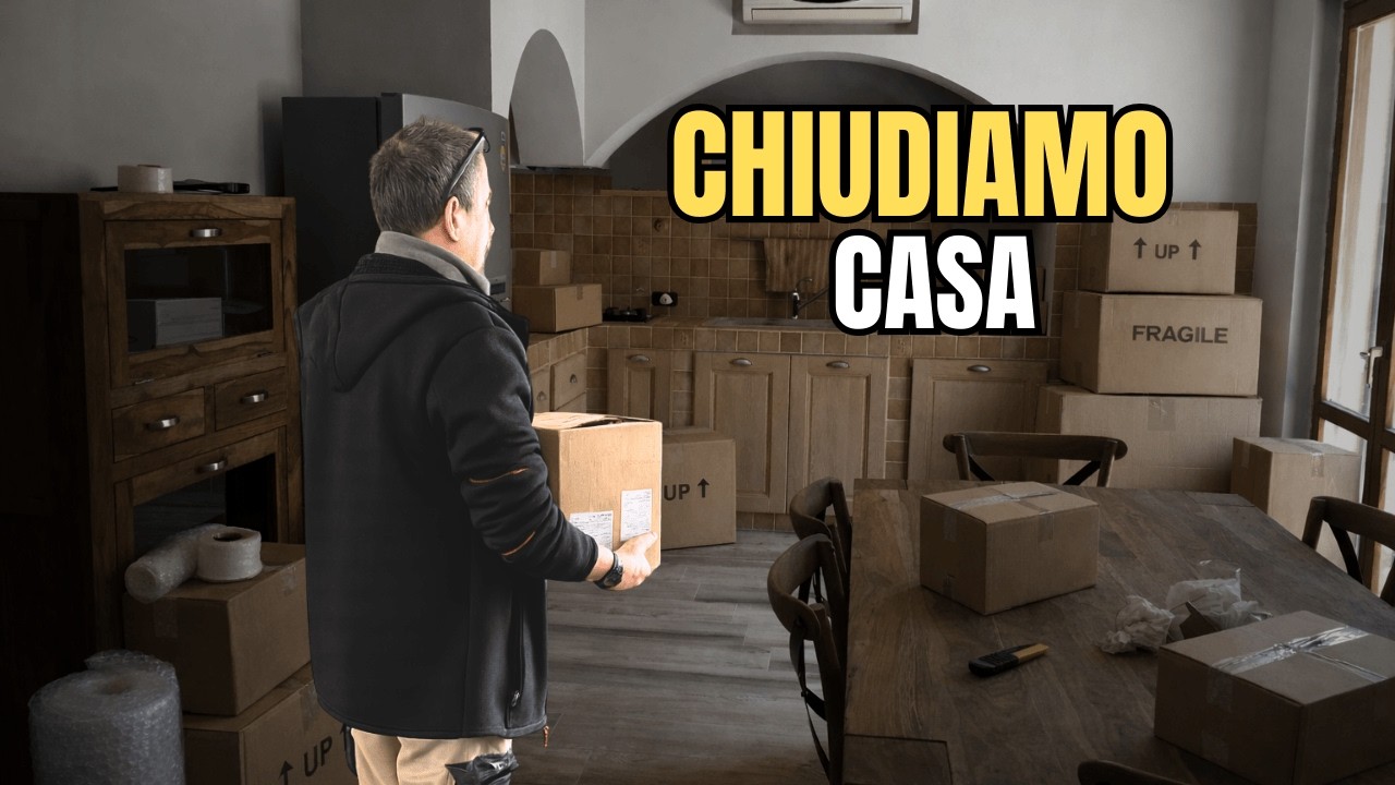 Ep. 226 Chiudiamo casa per partire con il nostro camion 4x4. Il viaggio comincia davvero 🚚