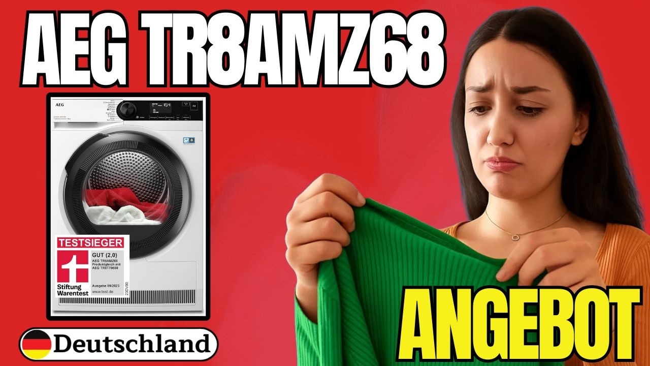 AEG TR8AMZ68  TEST ( (🛑WARNUNG!🛑) ) AEG Serie 8000 Trockner