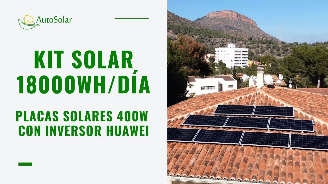 Instalación Paneles Solares 400W con inversor Huawei