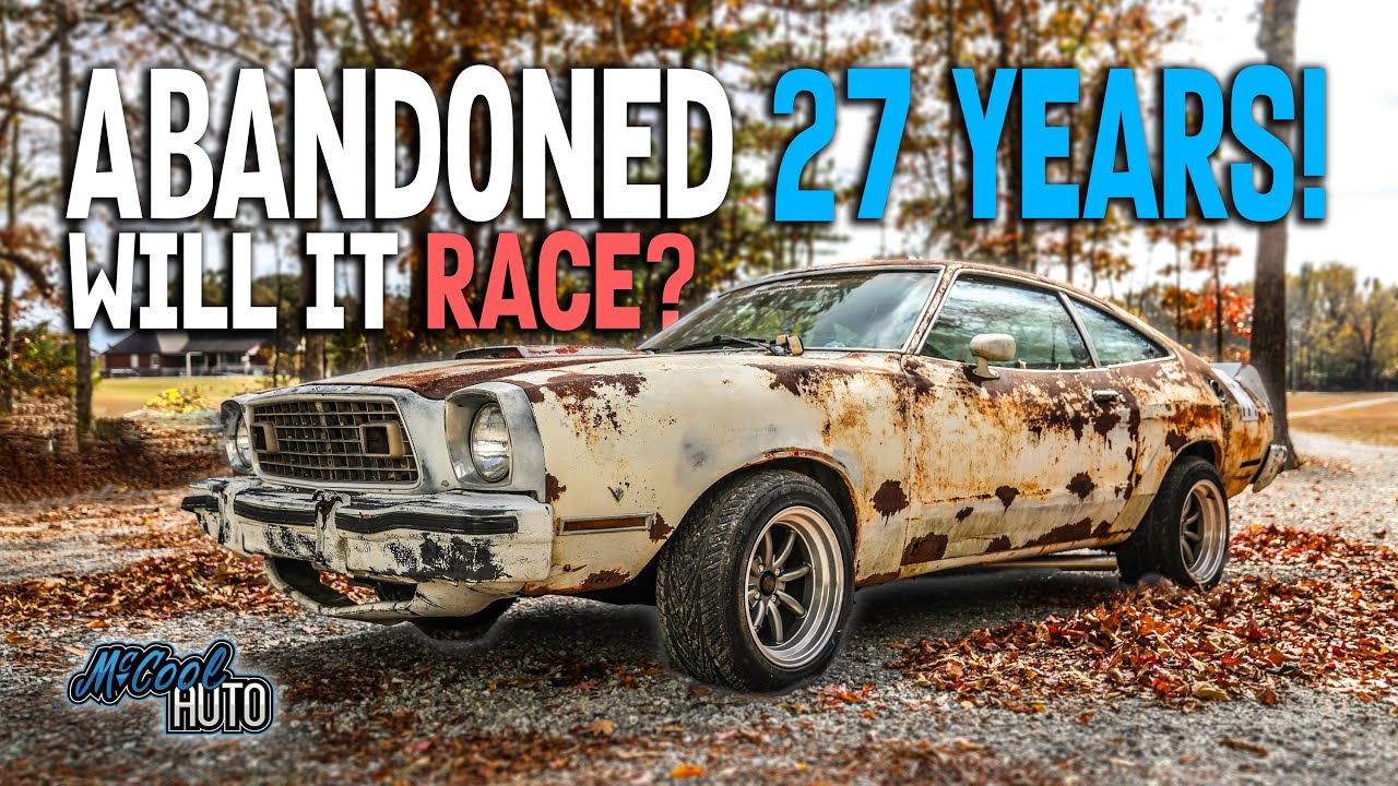 ABANDONED Mustang Cobra Rescued After 27 Years - Will It Race on Nitrous?