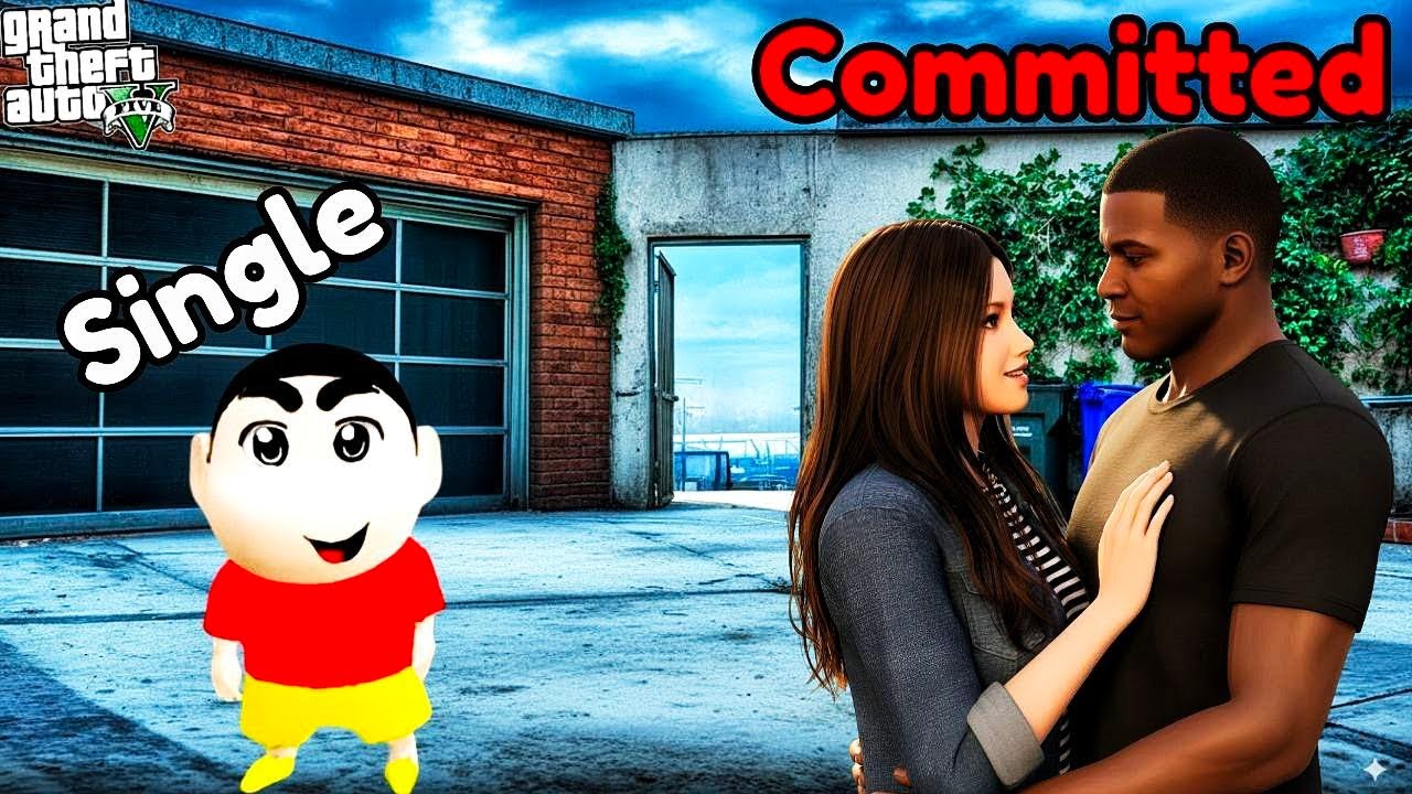 GTA 5: Franklin & Meenu Committed ❤️ Shinchan Still Single | Tamil Mod Gameplay Story | GTA Meenu
