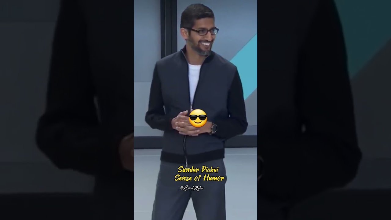 Google CEO Sundar Pichai  Sense of Humor 😎 #Shorts