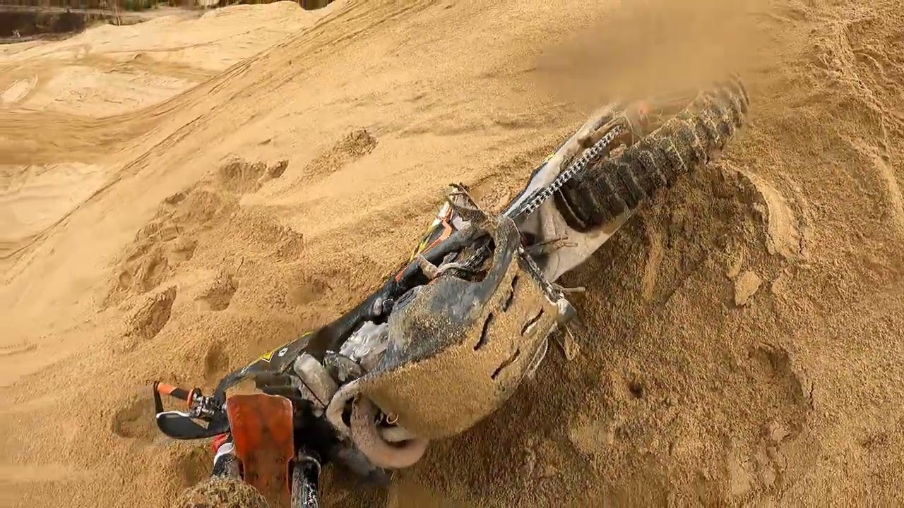 Piaskownie Chojnów. Wiosna 2023. Enduro. GoPro9. Enduro