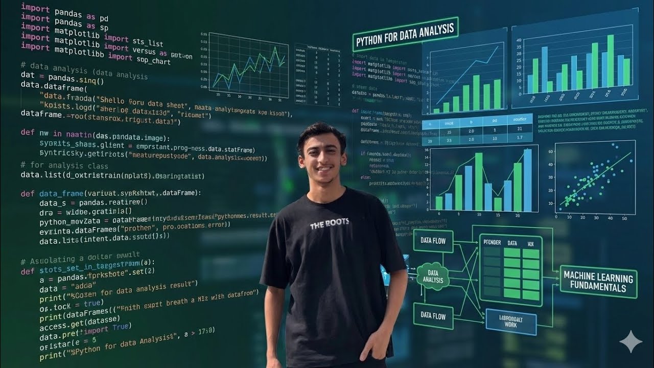 تحليل البيانات بالبايثون من مثال عملي حقيقي | من CSV ل Dashboard